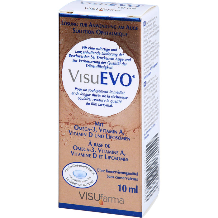 VisuEvo Lösung Augentropfen für trockene Augen, 10 ml Solution