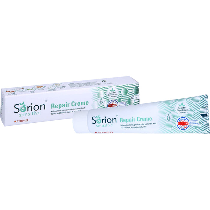 Sorion Repair Creme Sensitive für empfindliche, gereizte oder juckende Haut, 50 ml Crème
