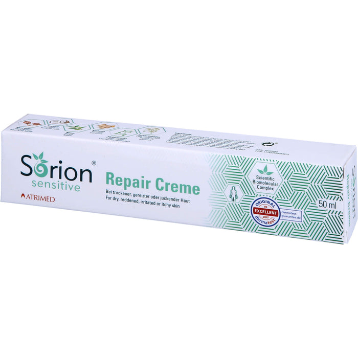 Sorion Repair Creme Sensitive für empfindliche, gereizte oder juckende Haut, 50 ml Crème