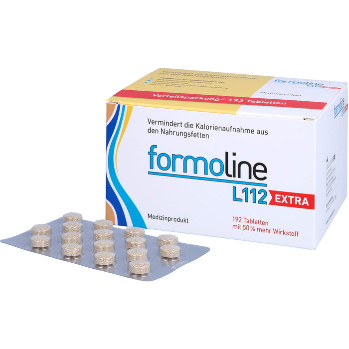Formoline L112 Extra Tabletten bei Übergewicht und Adipositas, 192 pc Tablettes
