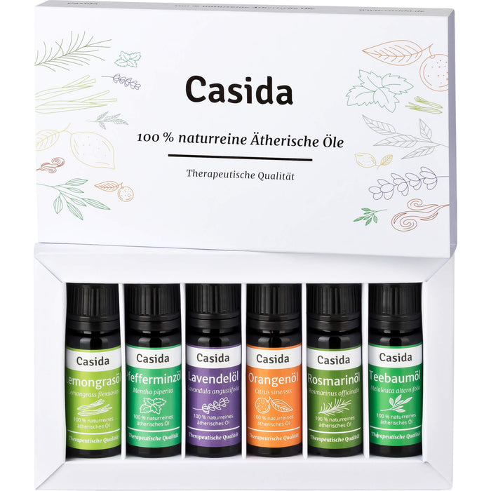 Casida 100 % naturreine 6 verschiedene ätherische Öle, 60 ml Solution