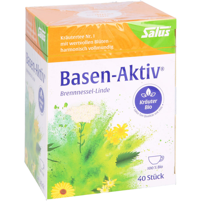 Salus Basen-Aktiv Tee Nr. 1 Brennnessel-Linde bio harmonisch und vollmundig, 40 pc Sachets