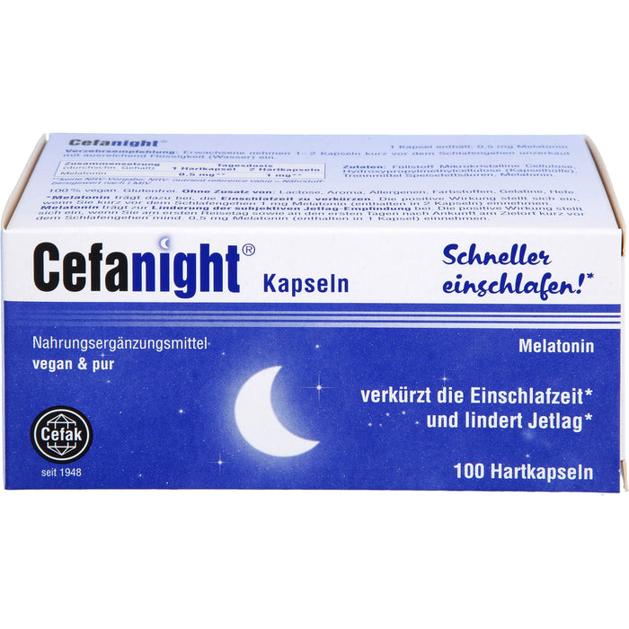 Cefanight®, 100 St HKP
