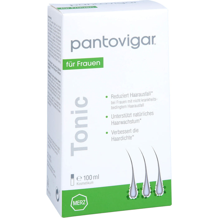 Pantovigar Tonic für Frauen reduziert Haarausfall und unterstützt natürliches Haarwachstum, 100 ml Solution