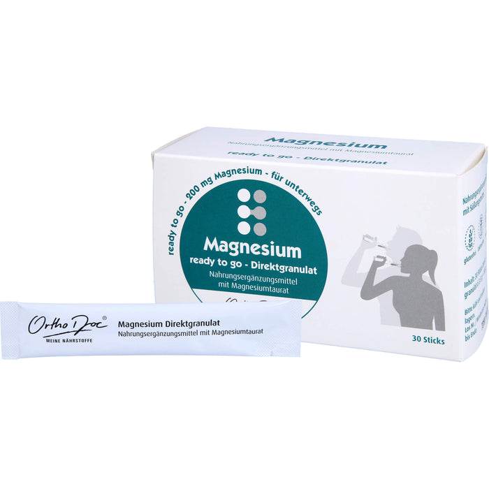 OrthoDoc Magnesium Direktgranulat, 30 pcs. Sticks