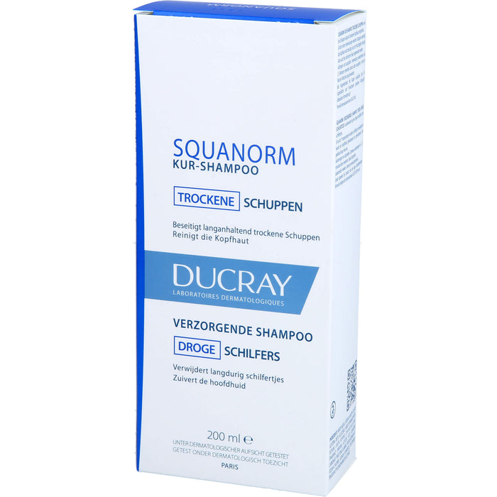 DUCRAY SQUANORM TROCKENE SCHUPPEN KUR-SHAMPOO, 200 ml Solution