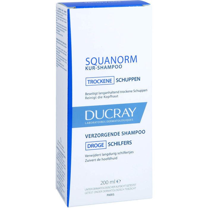 DUCRAY SQUANORM TROCKENE SCHUPPEN KUR-SHAMPOO, 200 ml Solution