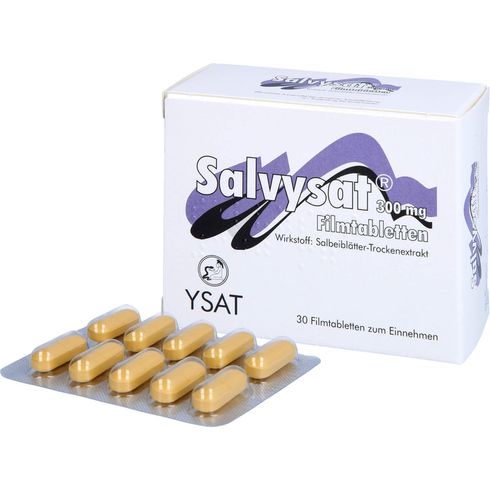 Salvysat 300 mg Filmtabletten zur Anwendung bei vermehrter Schweißbildung, 30 St. Tabletten