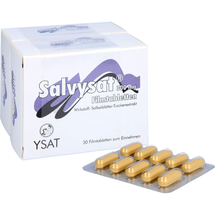 Salvysat 300 mg Filmtabletten zur Anwendung bei vermehrter Schweißbildung, 60 pcs. Tablets