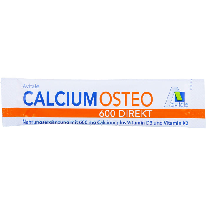 Avitale Calcium Osteo 600 Direkt Pulver für gesunde Knochen, 60 St. Beutel