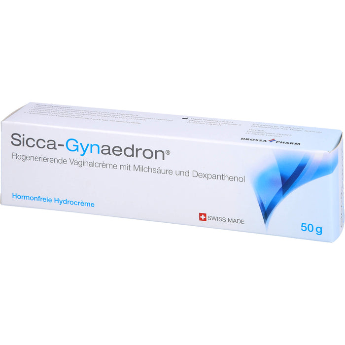 Sicca-Gynaedron regenerierende Vaginalcreme mit Milchsäure und Dexpanthenol, 50 g Cream