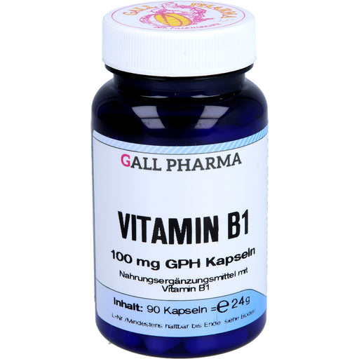 GALL PHARMA Vitamin B1 100 mg GPH Kapseln, 90 St. Kapseln