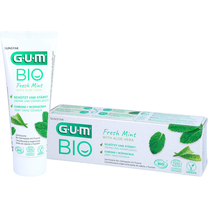 GUM BIO Fresh Mint Zahnpasta, 75 ml Zahncreme