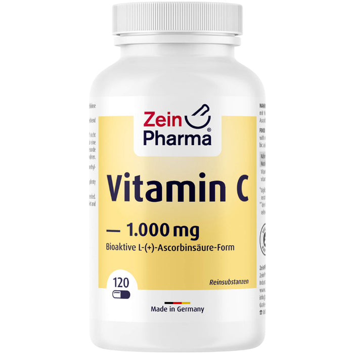 ZeinPharma Vitamin C 1000 mg Kapseln, 120 St. Kapseln