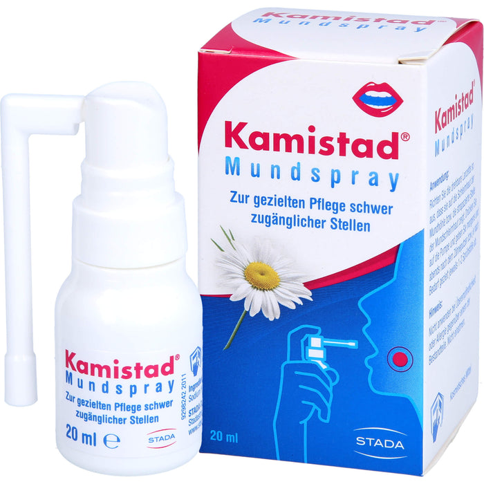 Kamistad Mundspray bei Zahnfleischentzündungen und Aphten, 20 ml Solution
