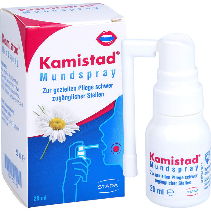 Kamistad Mundspray bei Zahnfleischentzündungen und Aphten, 20 ml Solution