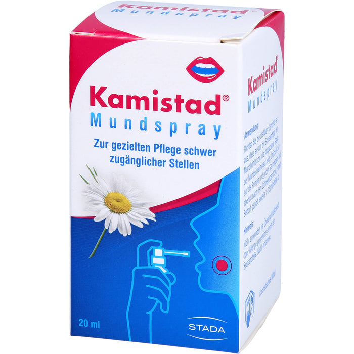 Kamistad Mundspray bei Zahnfleischentzündungen und Aphten, 20 ml Solution