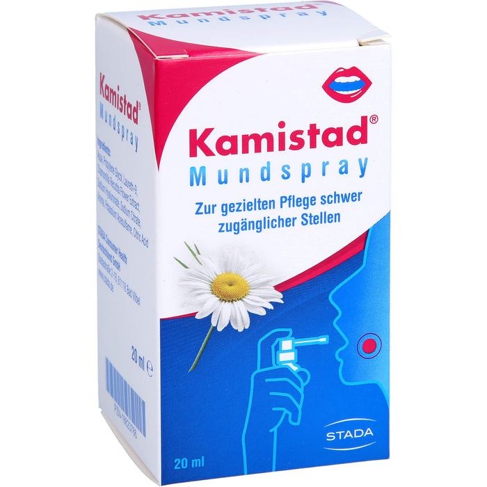 Kamistad Mundspray bei Zahnfleischentzündungen und Aphten, 20 ml Solution