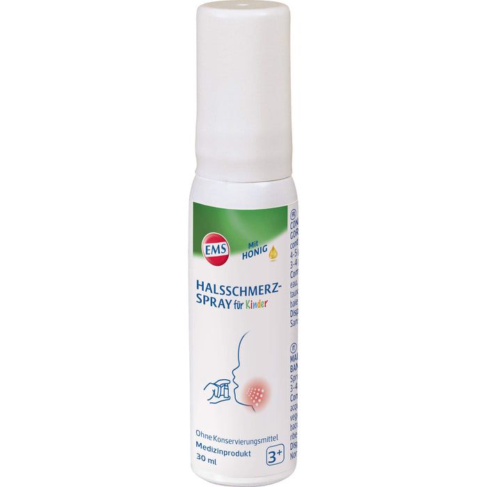 EMS Halsschmerzspray für Kinder mit Honig, 30 ml Lösung
