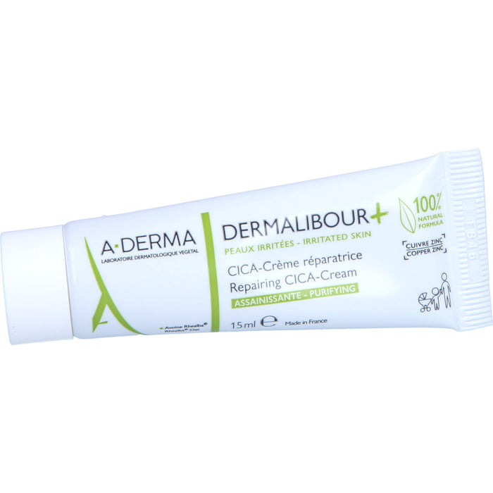 A-DERMA Dermalibour reparierende CICA-Creme, 15 ml Crème