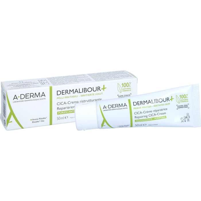 A-DERMA Dermalibour + reparierende CICA-Creme, 50 ml Cream