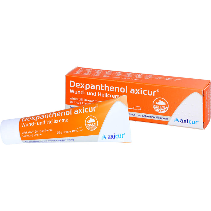 Dexpanthenol axicur Wund- und Heilcreme, 20 g Creme