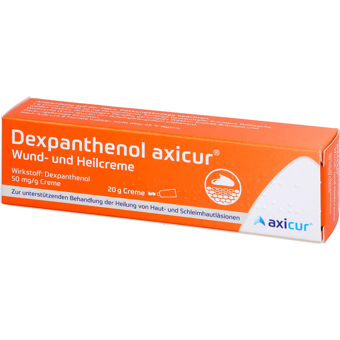 Dexpanthenol axicur Wund- und Heilcreme, 20 g Creme