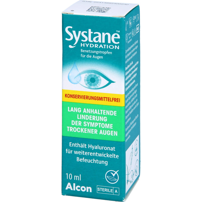Systane Hydration Lösung ohne Konservierungsmittel bei trockenen Augen, 10 ml Solution
