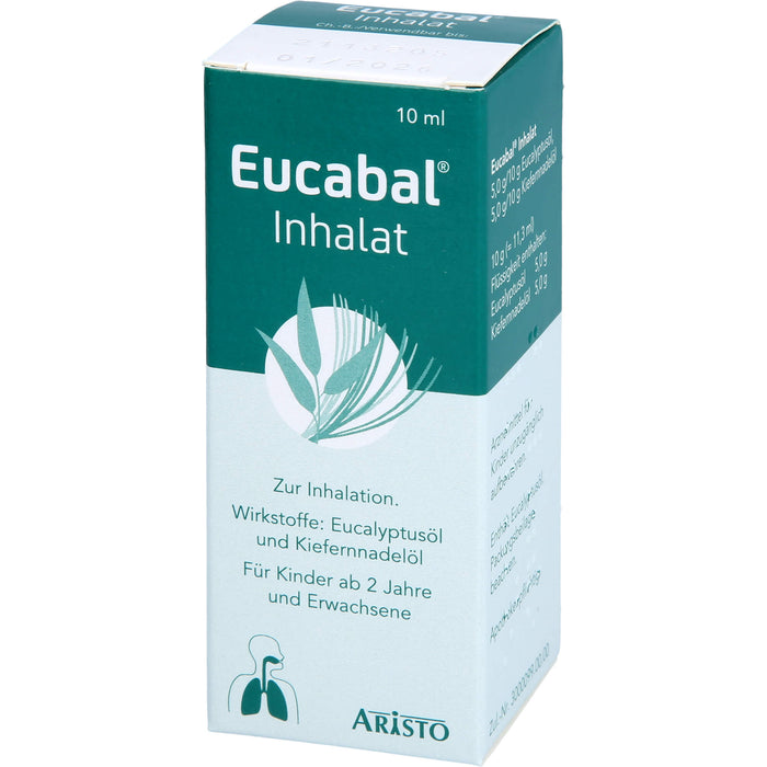 Eucabal Inhalat 5 g/10 g Lösung zur Inhalation bei Erkältungskrankheiten, 10 ml Solution