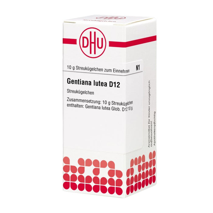 DHU Gentiana lutea D12 Globuli, 10 g Globules