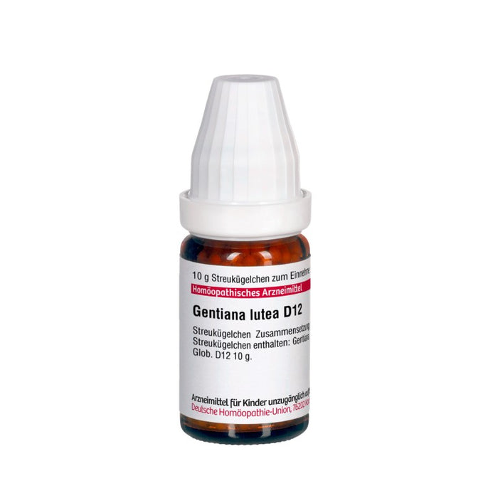DHU Gentiana lutea D12 Globuli, 10 g Globules