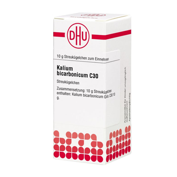 DHU Kalium bicarbonicum C30 Globuli, 10 g Globuli