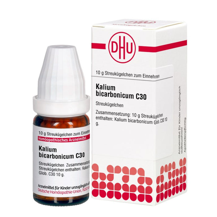DHU Kalium bicarbonicum C30 Globuli, 10 g Globuli