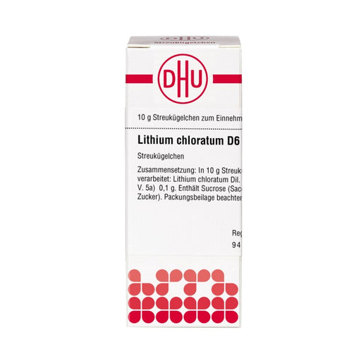 DHU Lithium chloratum D6 Globuli, 10 g Globuli