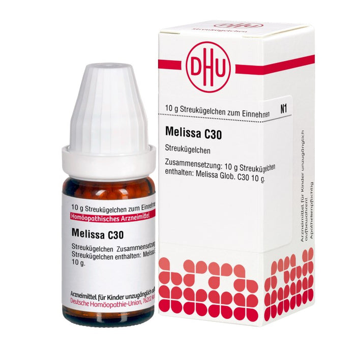 DHU Melissa C30 Globuli, 10 g Globules