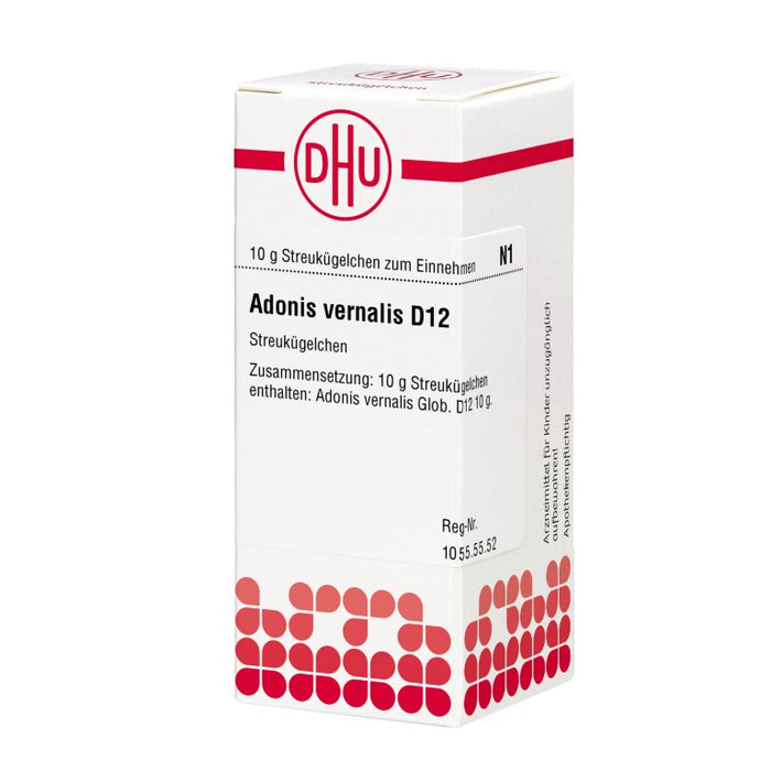 DHU Adonis vernalis D12 Globuli, 10 g Globules