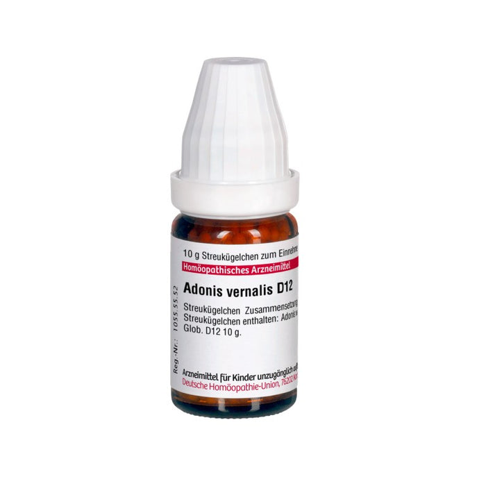 DHU Adonis vernalis D12 Globuli, 10 g Globules