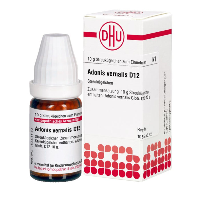 DHU Adonis vernalis D12 Globuli, 10 g Globules
