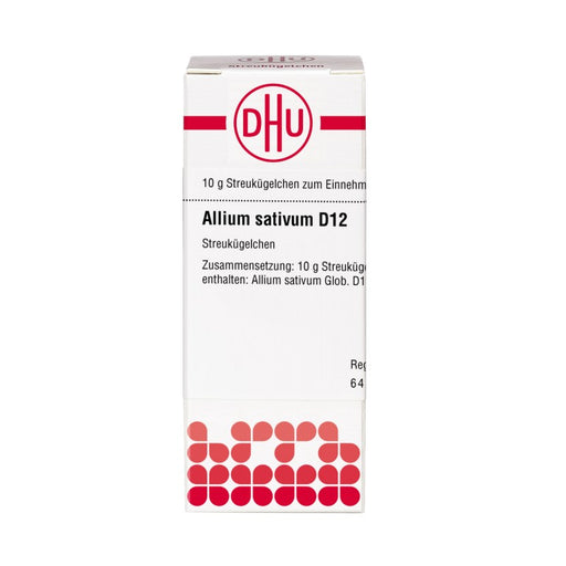 DHU Allium sativum D12 Globuli, 10 g Globuli