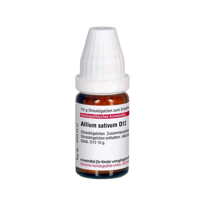 DHU Allium sativum D12 Globuli, 10 g Globuli