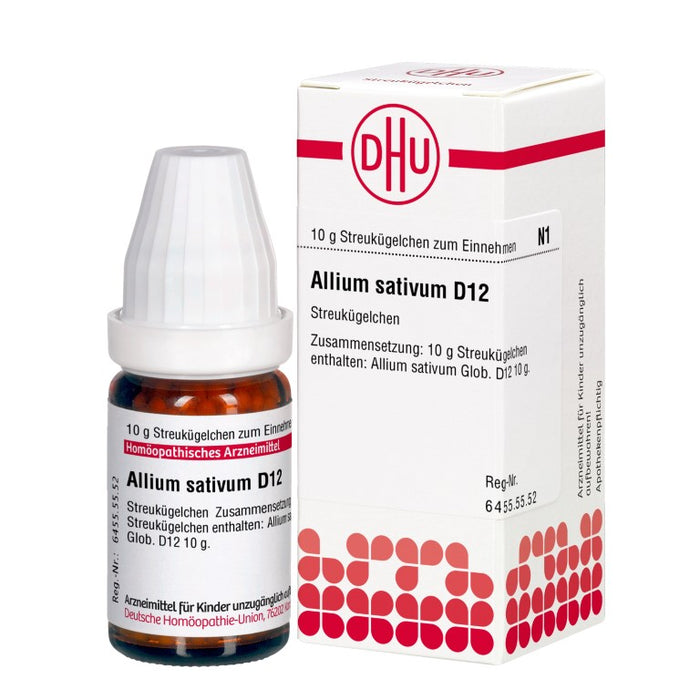 DHU Allium sativum D12 Globuli, 10 g Globules
