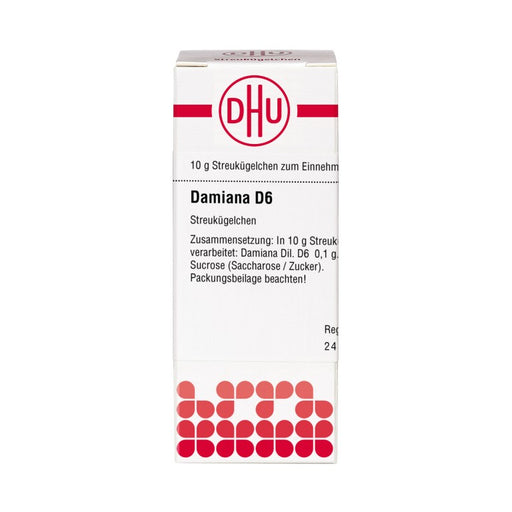 DHU Damiana D6  Globuli, 10 g Globuli