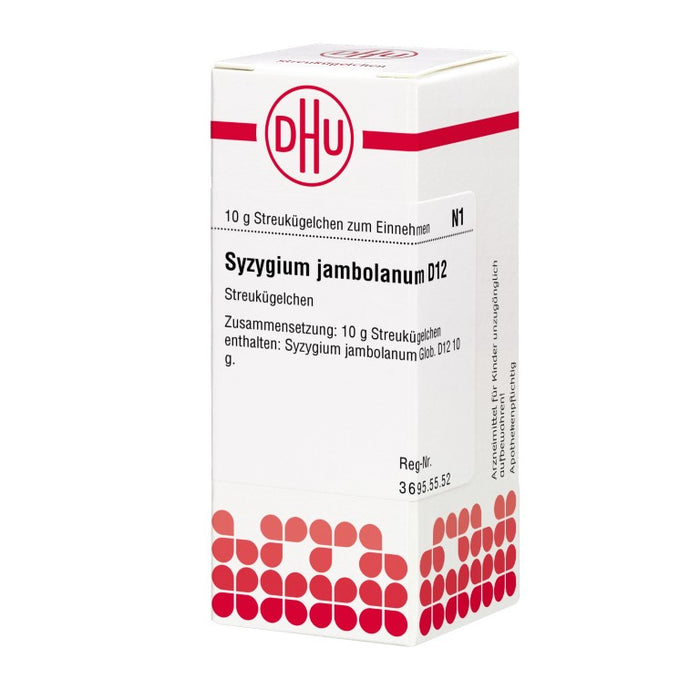 DHU Syzygium jambolanum D12 Globuli, 10 g Globules