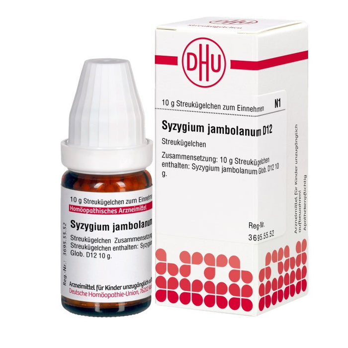 DHU Syzygium jambolanum D12 Globuli, 10 g Globuli