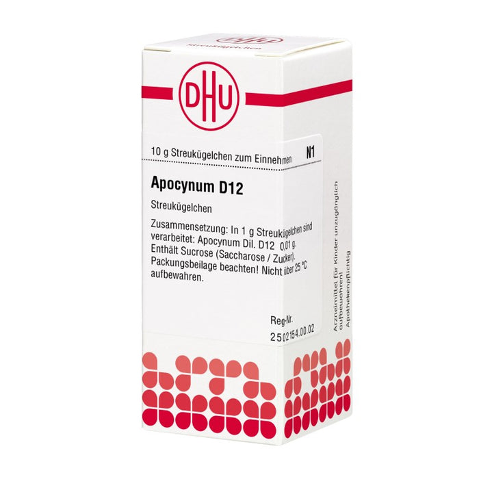 DHU Apocynum D12 Globuli, 10 g Globules