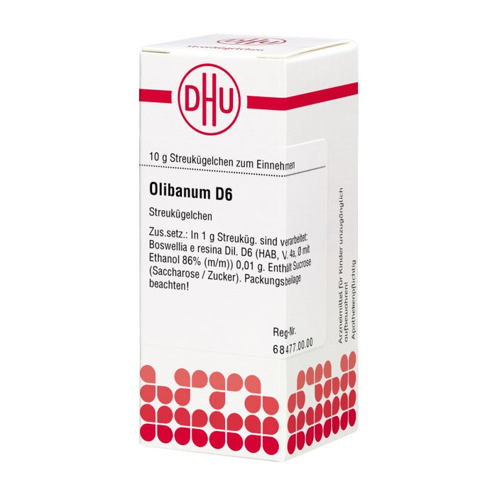 Olibanum D6 DHU Globuli, 10 g GLO