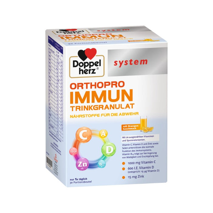 Doppelherz system Orthopro Immun Trinkgranulat mit Orangen-Geschmack, 30 pcs. Pack