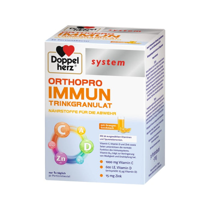 Doppelherz system Orthopro Immun Trinkgranulat mit Orangen-Geschmack, 30 pcs. Pack