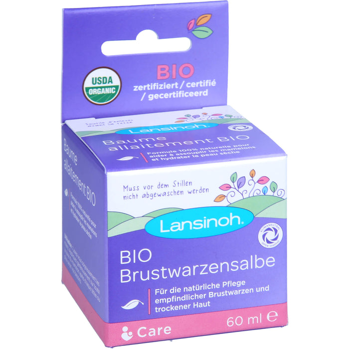Lansinoh Bio Brustwarzensalbe, 60 ml Ointment