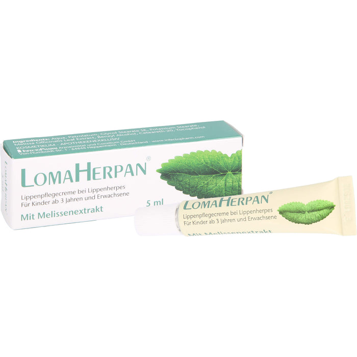 Lomaherpan Lippenpflegecreme mit Melissenextrakt, 5 ml Crème